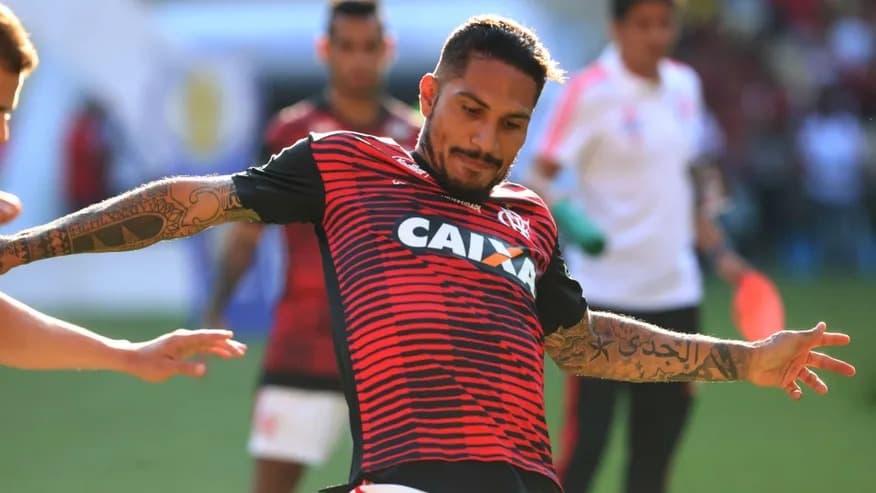 Paolo Guerrero nos tempos de Flamengo