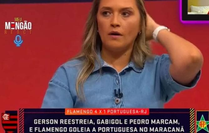 ana thais matos comenta flamengo