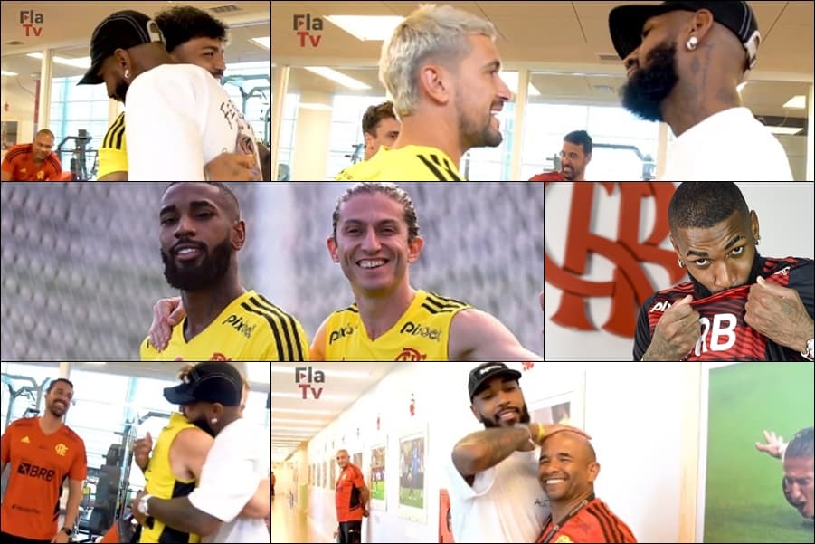 gerson no ninho do urubu de volta ao flamengo