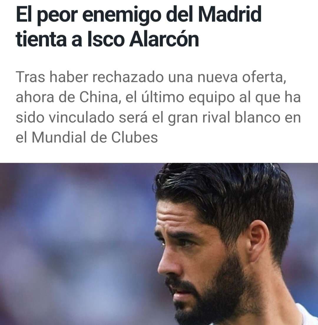 isco pode jogar no flamengo