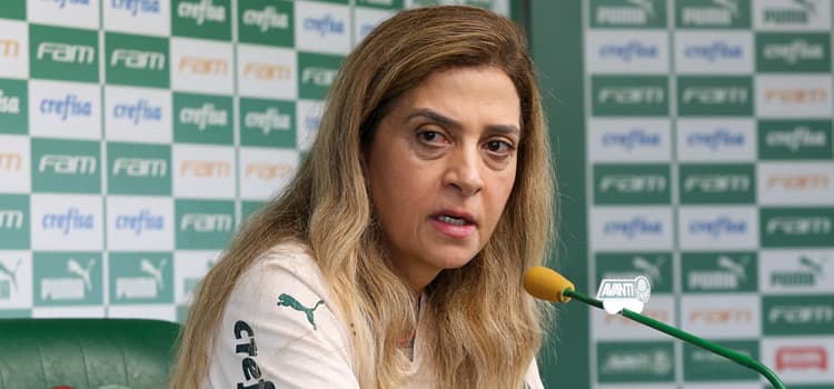 Leila Pereira, do Palmeiras, está em maus lençóis antes de jogo contra o Flamengo pela Supercopa do Brasil