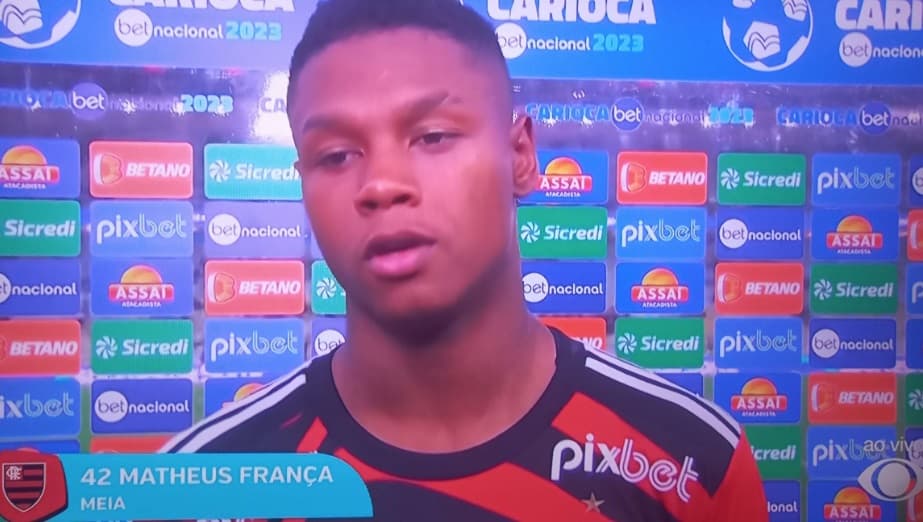 matheus frança fala sobre flamengo e audax