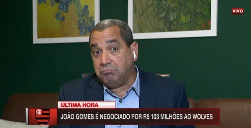 Zinho questiona saída de João Gomes para o Wolverhampton