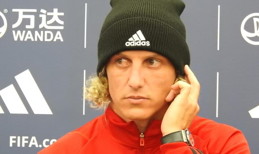 david luiz em coletiva de flamengo e al hilal