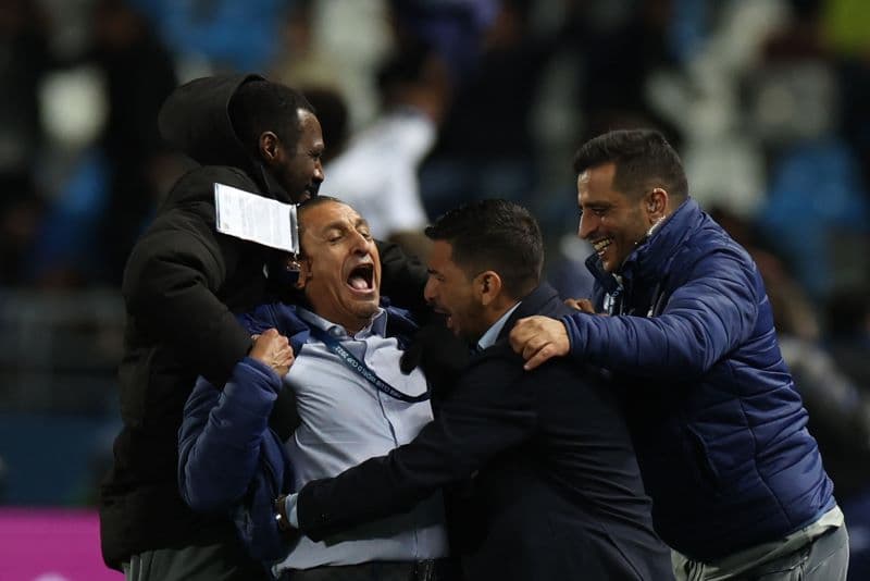 Ramon Diaz, técnico do Al Hilal. Foto: Fadel Senna / AFP