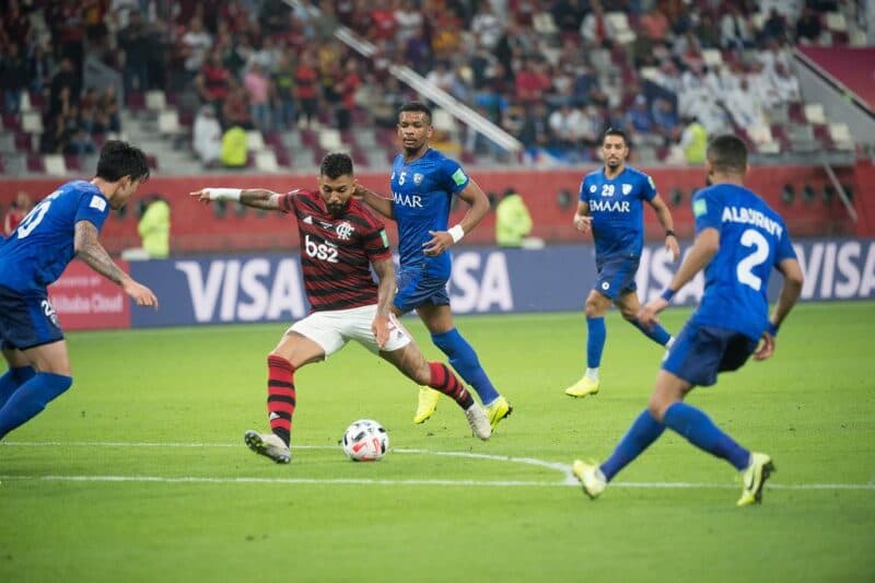 Gabigol contra o Al-Hilal em Mundial de Clubes pelo Flamengo