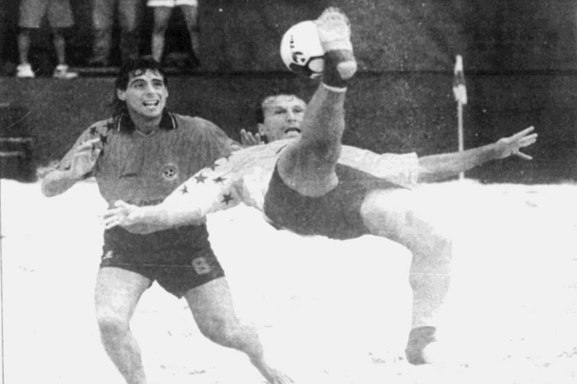 Brasil 3x0 Uruguai, campeão mundial de beach soccer, Zico contra Silveira, JB