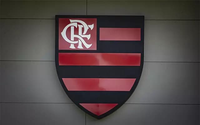 Escudo do Flamengo; clube renovou contrato com ala/pivô Gabriel Jaú para próxima temporada do basquete