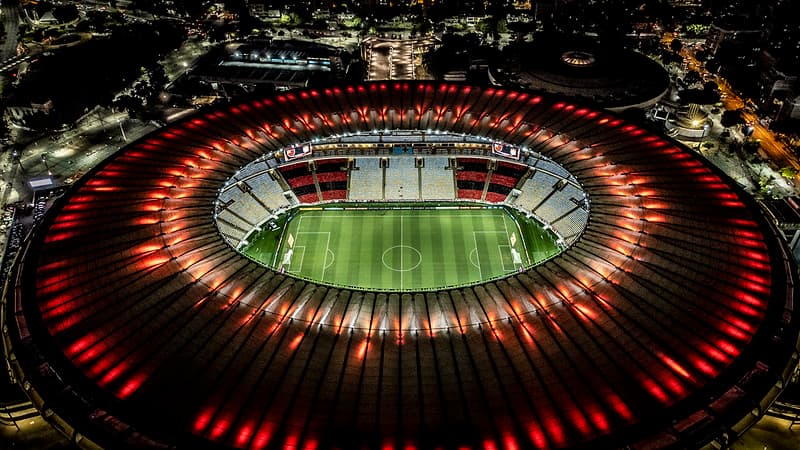 Maracanã em dia de jogo do Flamengo na Libertadores; Fluminense consegue liberação para ingressos digitais contra Internacional