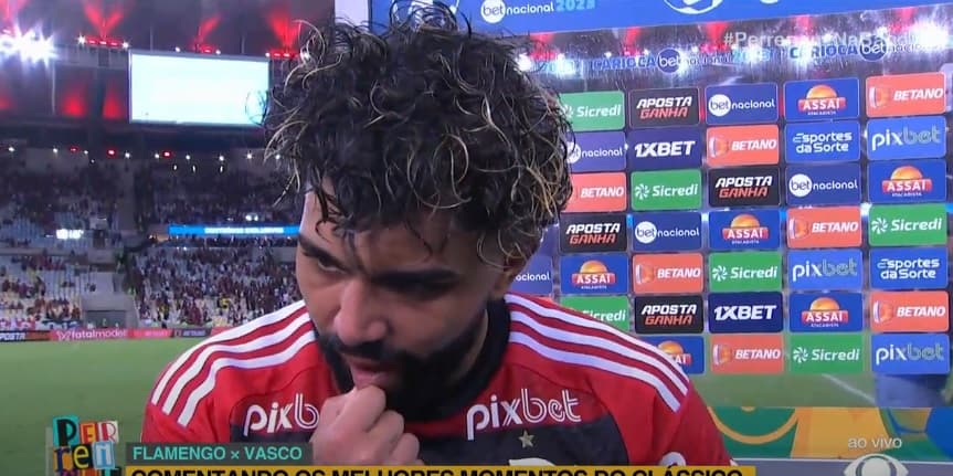 gabigol em derrota do flamengo
