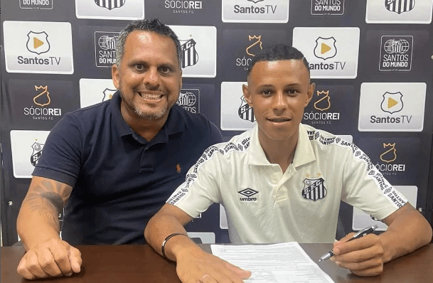 kauan ferreira ex-flamengo no santos