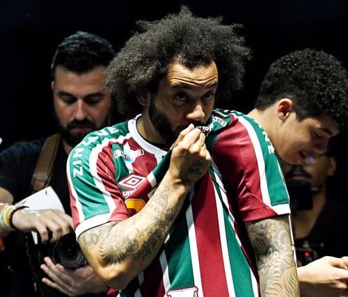 Música que exalta o Flamengo toca em apresentação de Marcelo no Fluminense