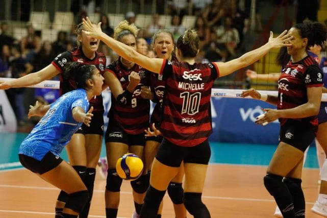 Michelle projeta sequência na Superliga e celebra atuação contra o Minas