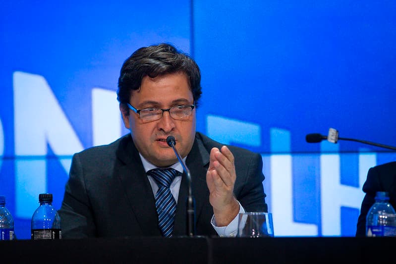 Beto Guerra, presidente do Grêmio; mandatário defendeu postura do Flamengo na Libra e criticou falas de presidente do Palmeiras