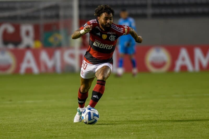 Gabigol em jogo do Flamengo
