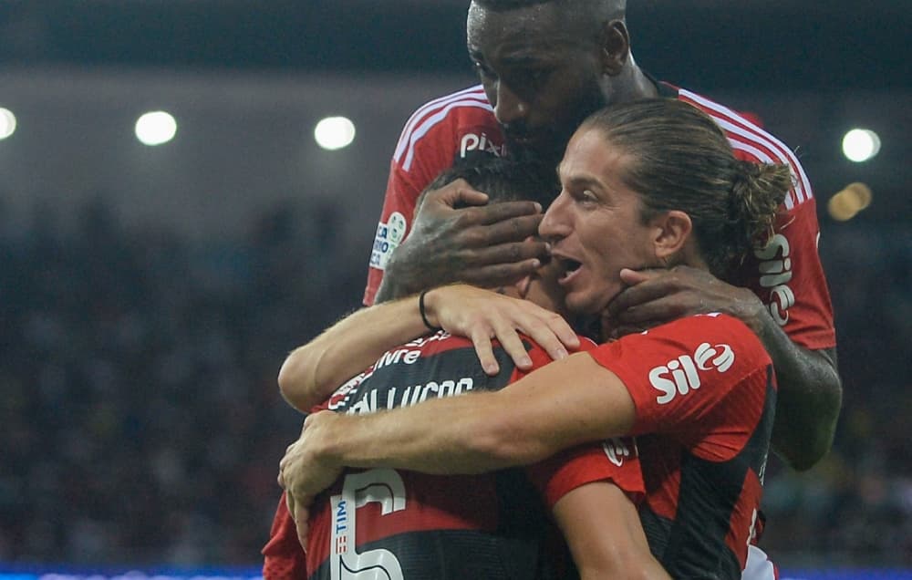 Flamengo e Fluminense Filipe Luís
