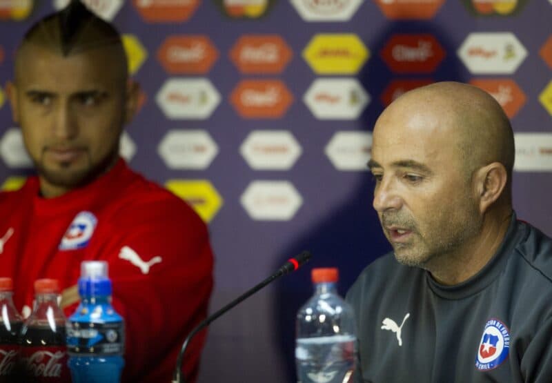 Novo técnico do Flamengo, Jorge Sampaoli já trabalhou com Vidal, Gerson e Marinho