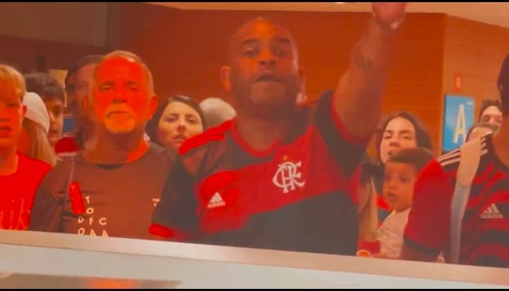 Torcedor do Flamengo criticando Gabigol