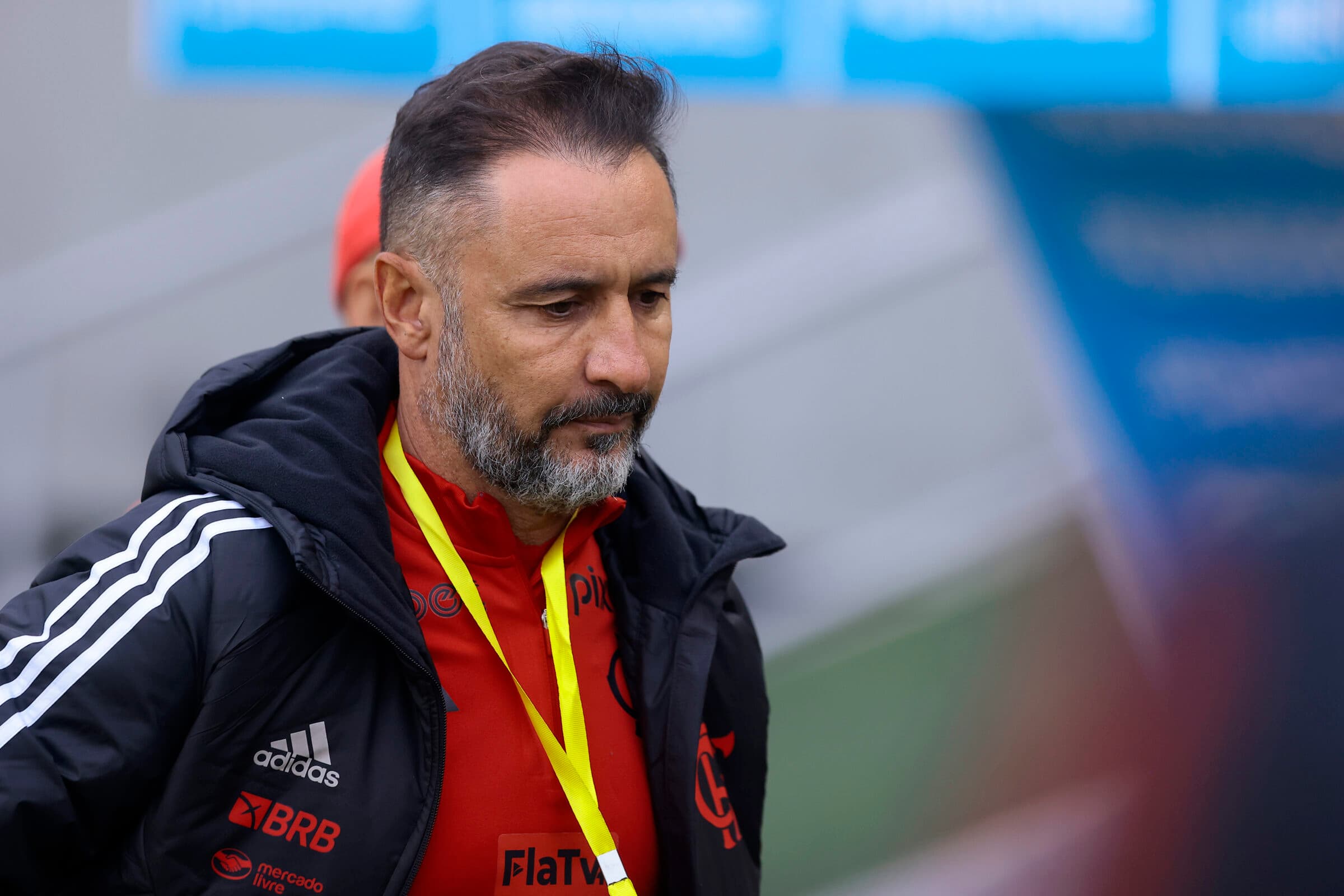 Vitor Pereira Aucas v Flamengo - Copa CONMEBOL Libertadores 2023
