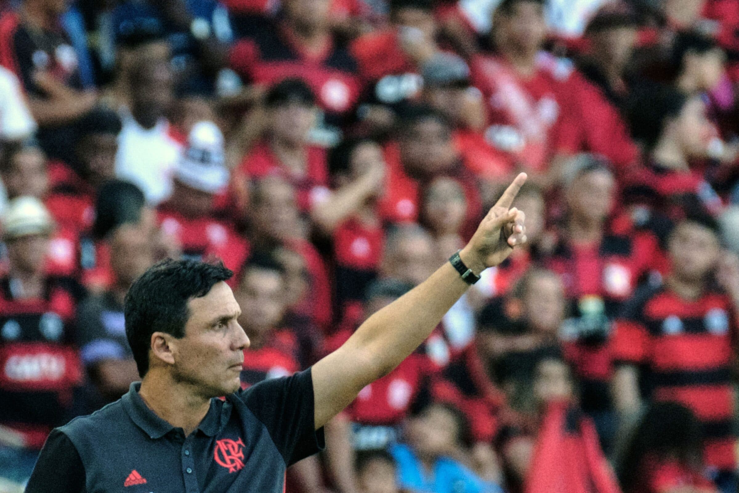 Zé Ricardo na passagem pelo Flamengo