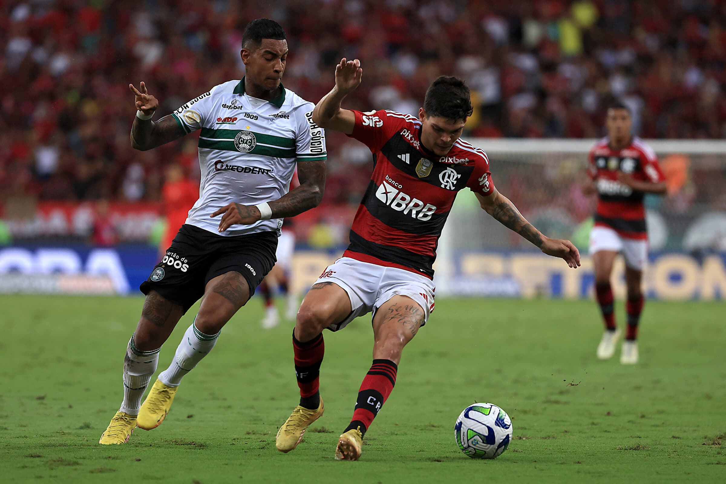 Alef Manga Flamengo v Coritiba - Brasileirao 2023