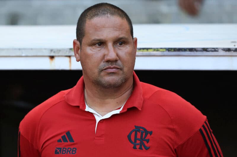 Mario Jorge em jogo do Flamengo