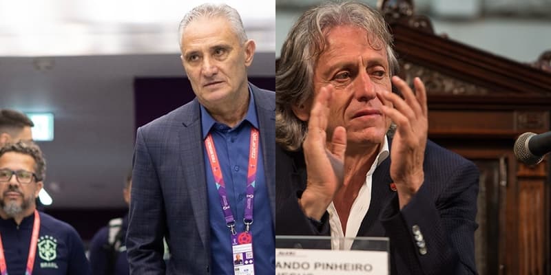 jorge jesus e tite no flamengo