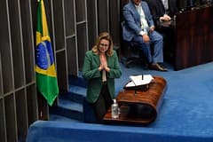 A senadora Leila Barros, relatora da nova Lei Geral do Esporte