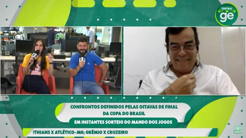 Arthur Muhlenberg zomba do Fluminense após sorteio da Copa do Brasil