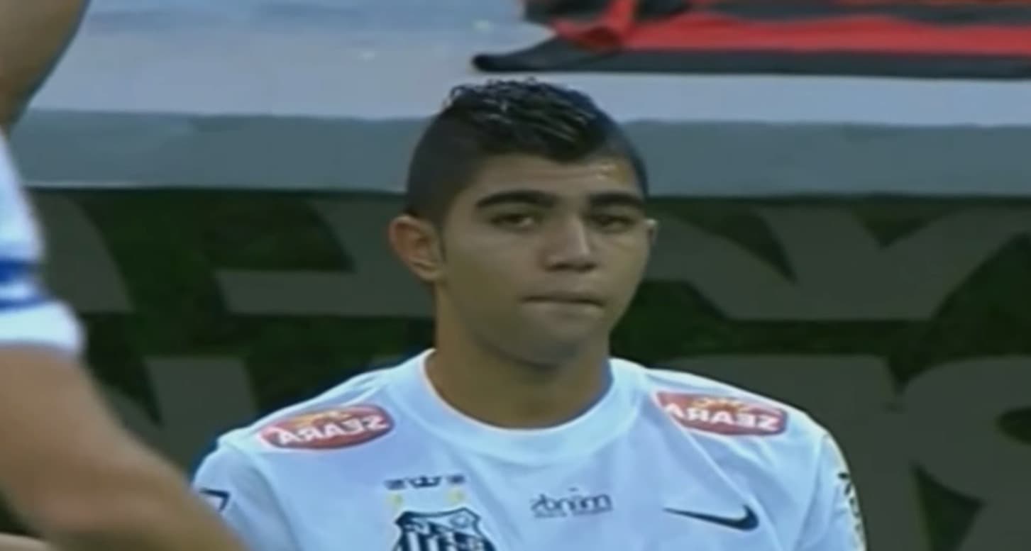 Gabigol estreia profissionalmente contra o Flamengo