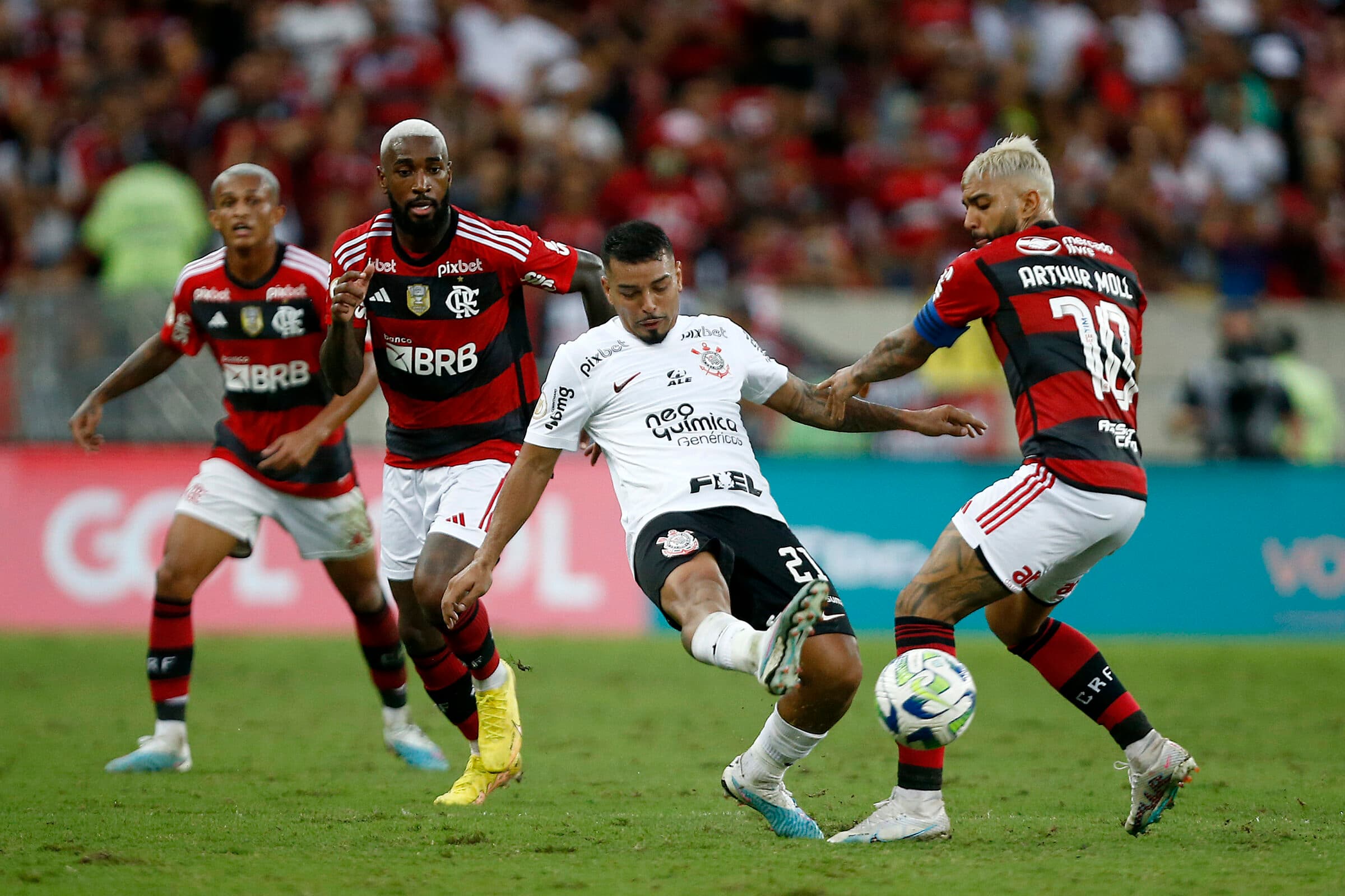 Flamengo x Corinthians, no Maracanã