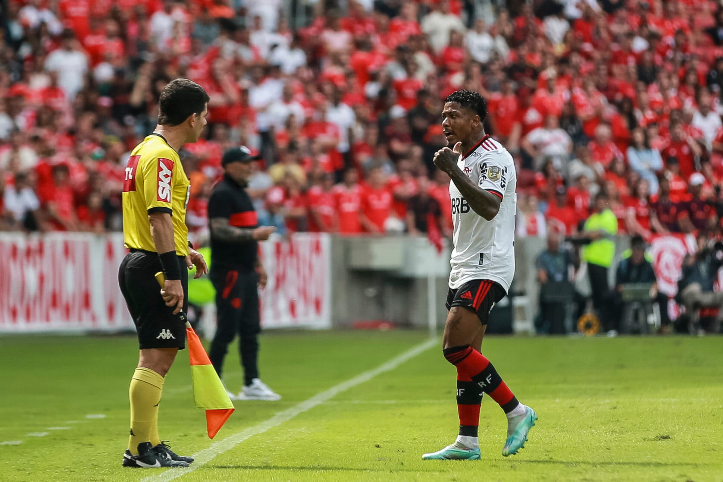 Marinho em jogo do Flamengo