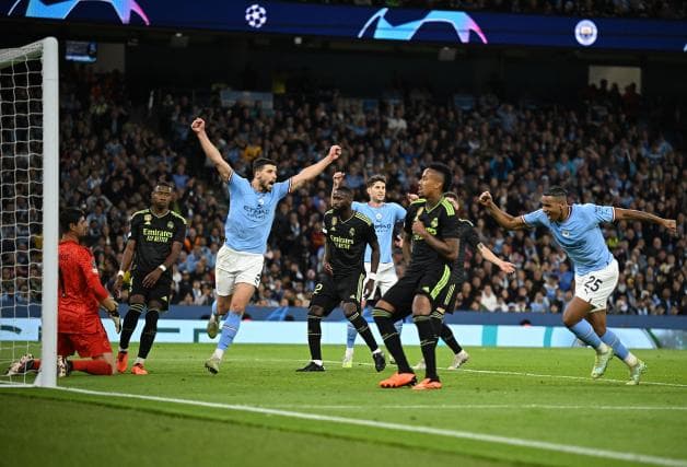 City atropela Real Madrid de Vinícius Júnior e garante vaga na final da Champions League