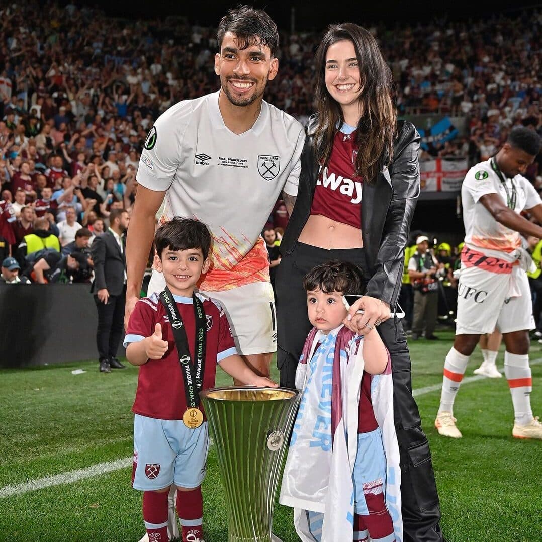 Filho de Paquetá quase sofre agressão na final da Conference League