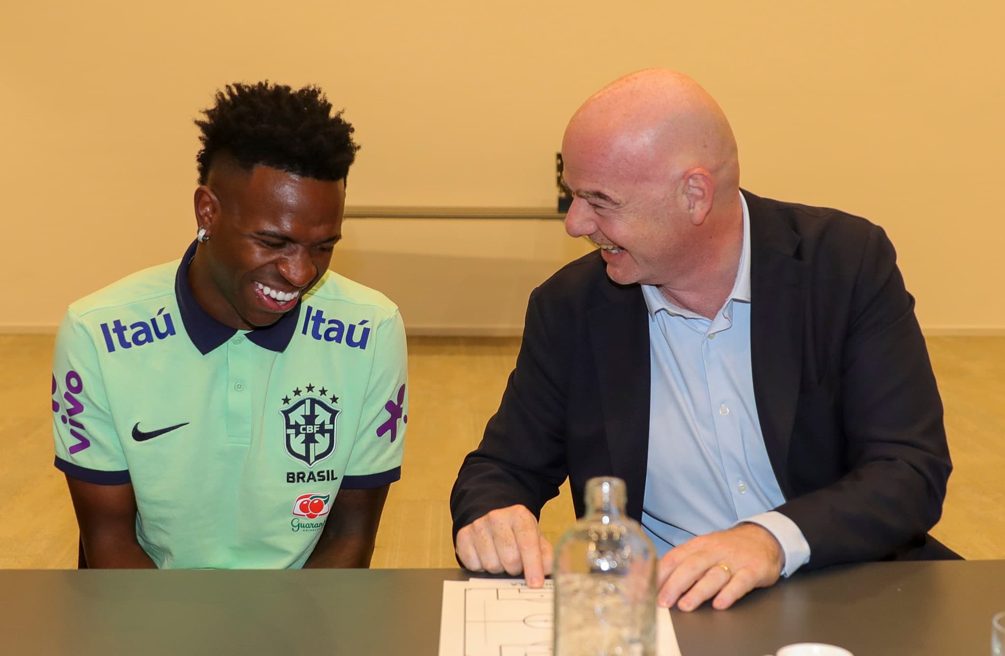 Vini Jr e Gianni Infantino