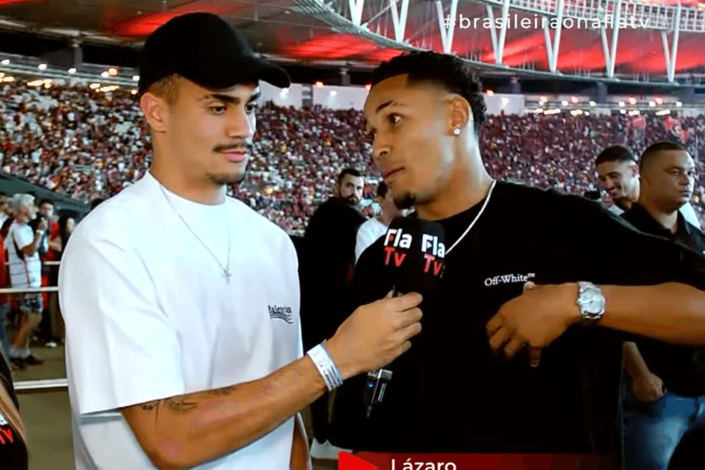 Reinier e Lázaro na FlaTV