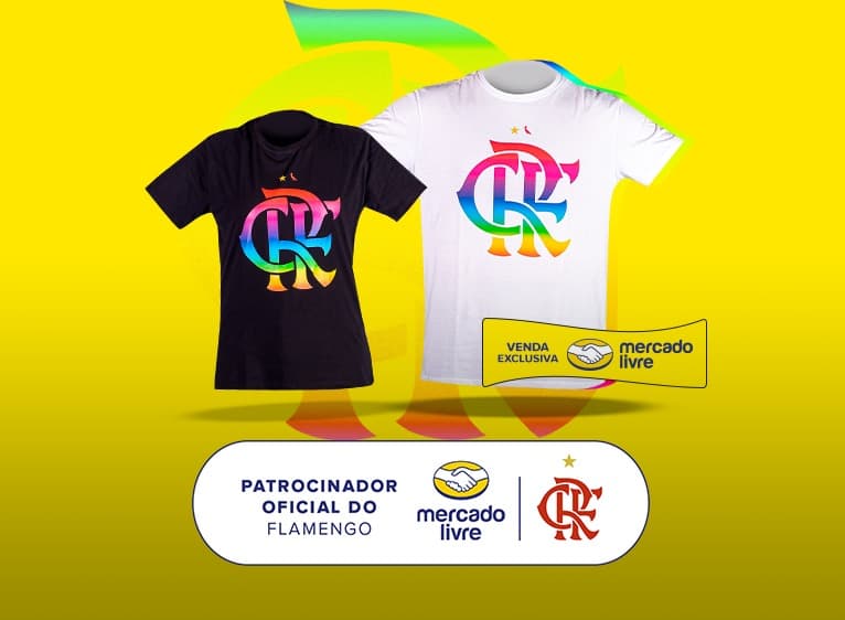 Nesta terça-feira (13), o Flamengo lançou uma nova camisa de orgulho LGBTQIAP+ em parceria com o Mercado Livre e a Reserva
