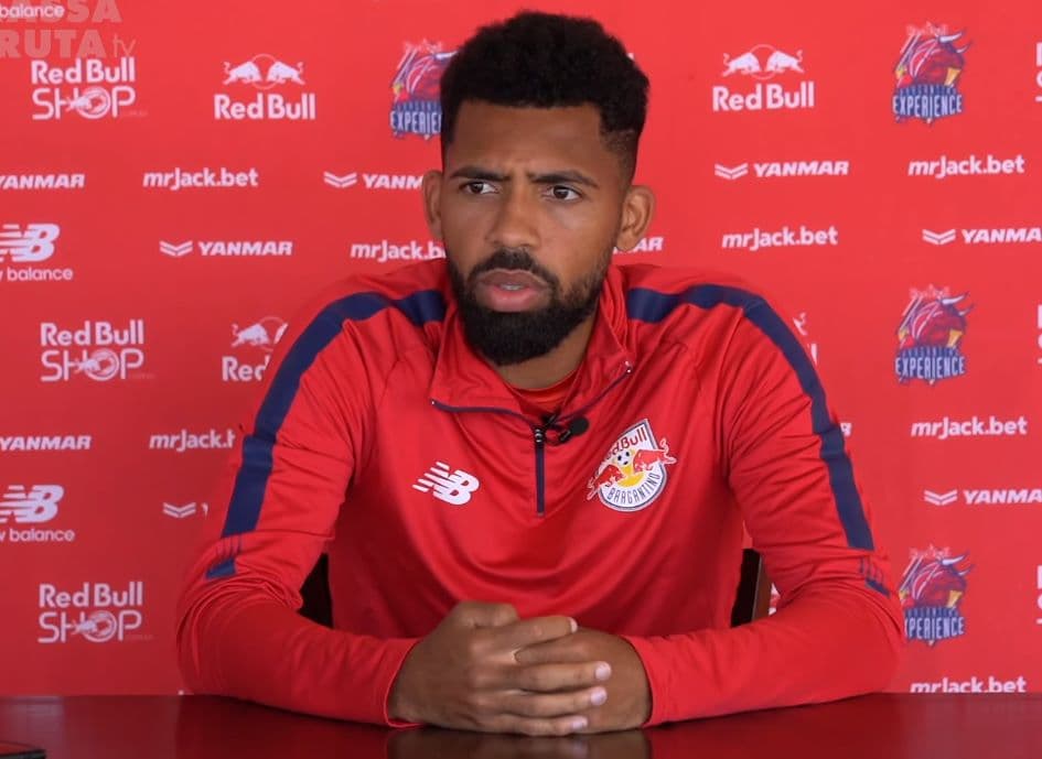 Matheus Fernandes, do Bragantino, projeta duelo contra o Flamengo