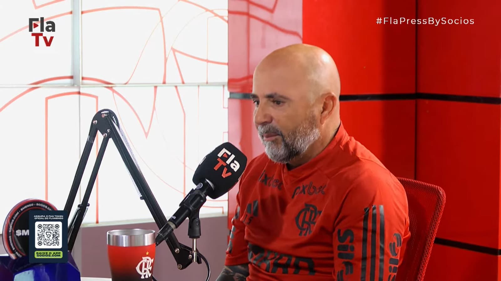 Jorge Sampaoli, técnico do Flamengo