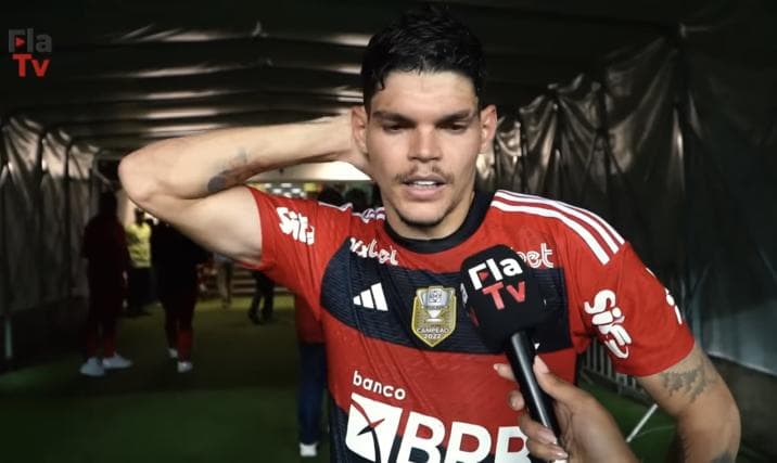 Bastidores: Ayrton Lucas e Bruno Henrique provocam Fluminense após classificação do Flamengo