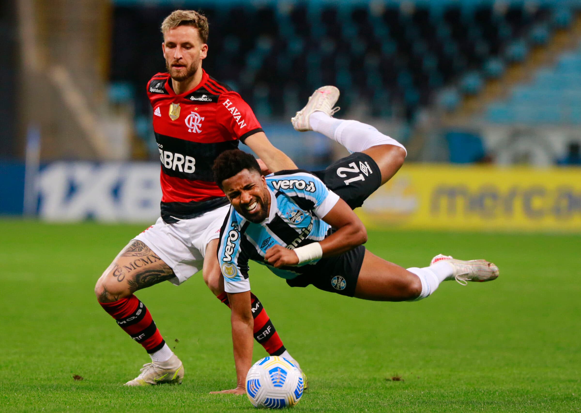 Léo Pereira em Flamengo x Grêmio