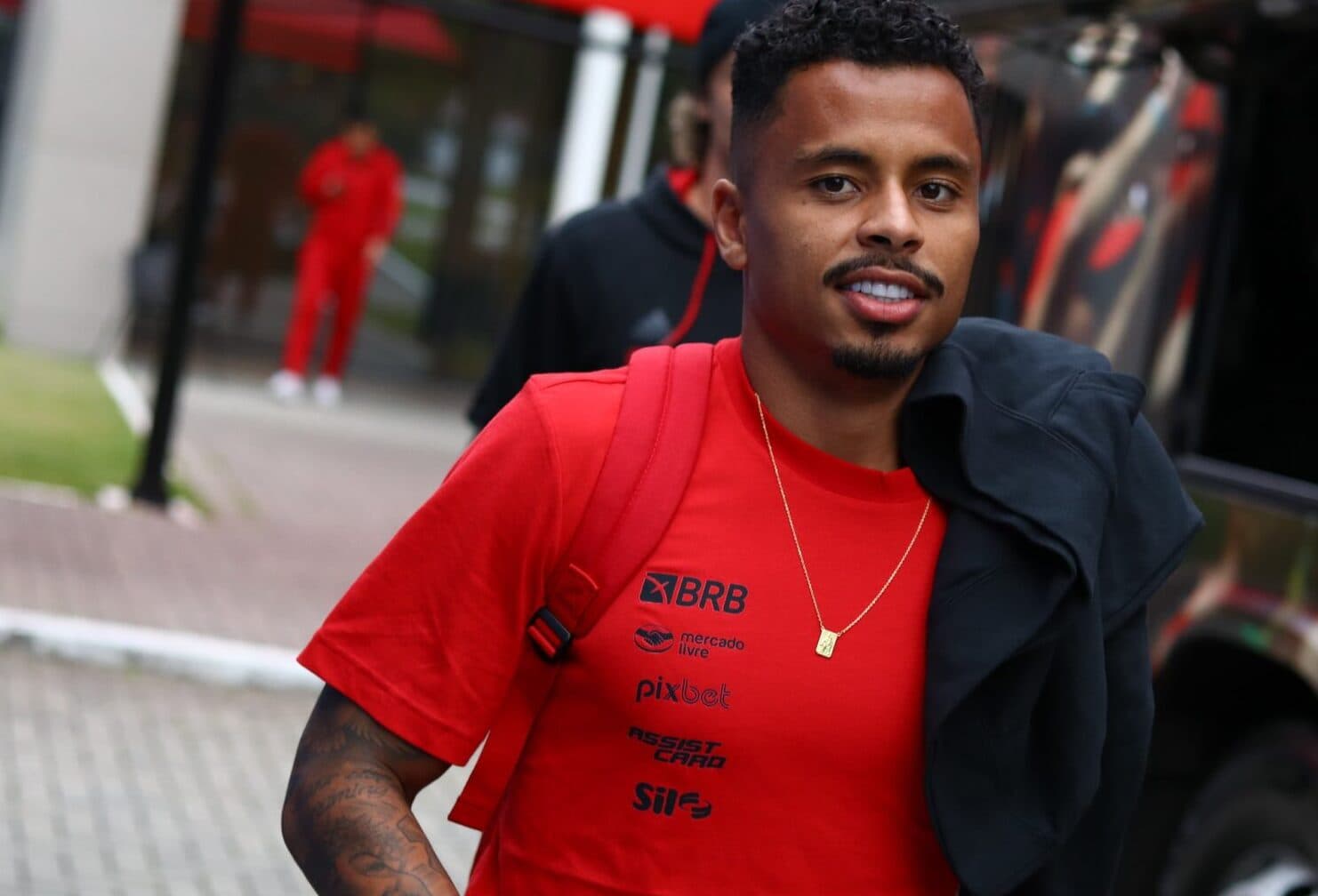 Allan Flamengo Athletico-PR embarque