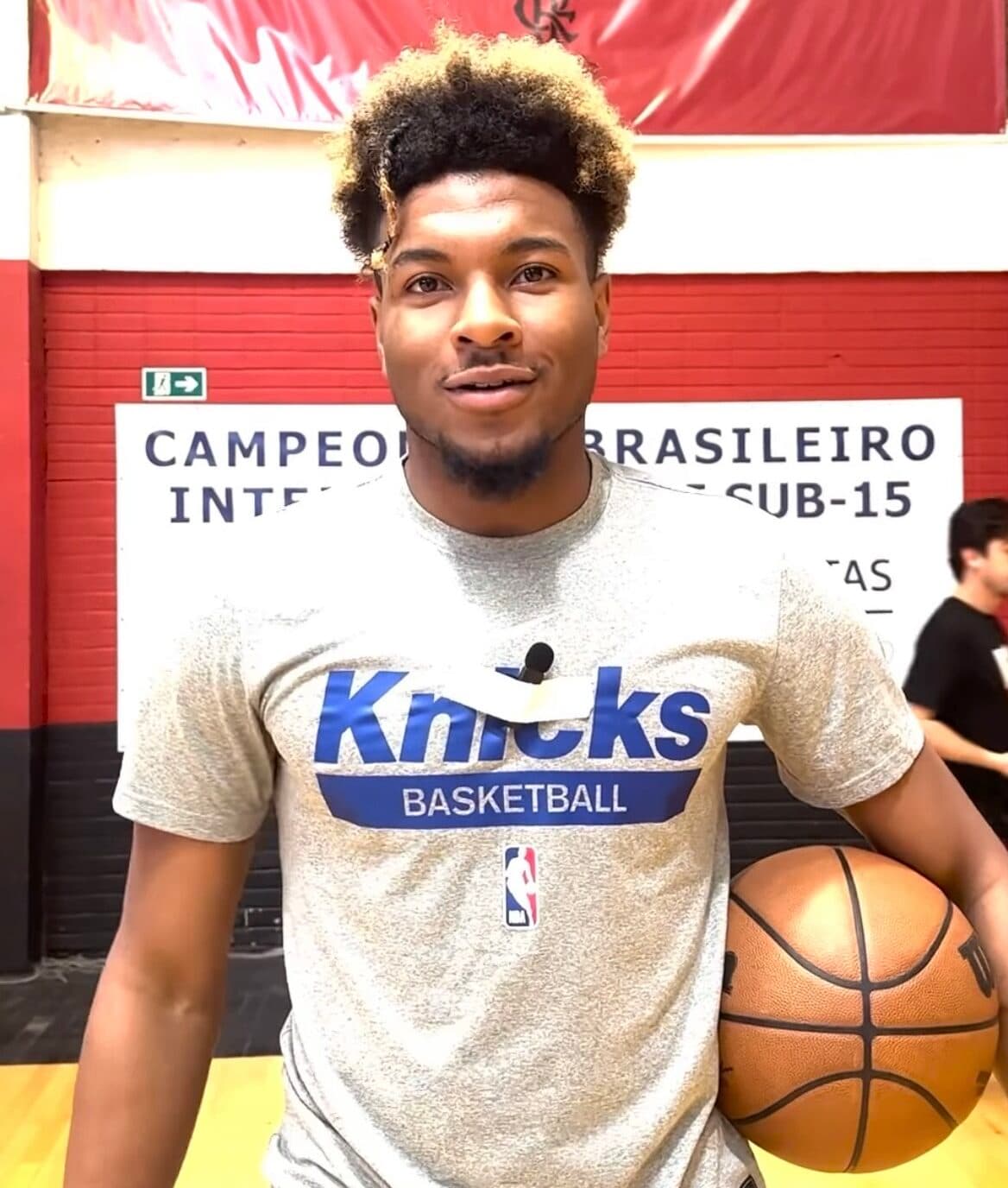 Miles McBride Promessa da NBA treina na Gávea e manda mensagem para o Flamengo