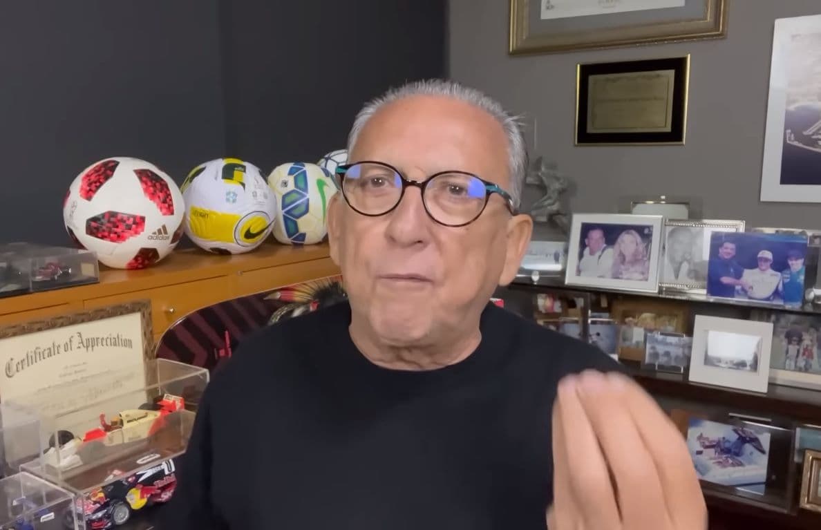 Galvão Bueno critica Tite no Flamengo após vexame contra Palestino na Libertadores