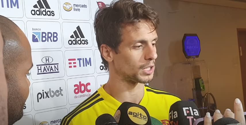 Rodrigo Caio Flamengo zona mista