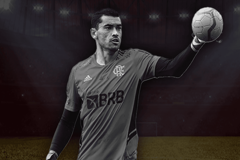 Santos começou como titular no gol do Flamengo em 2023, mas perdeu espaço para Matheus Cunha