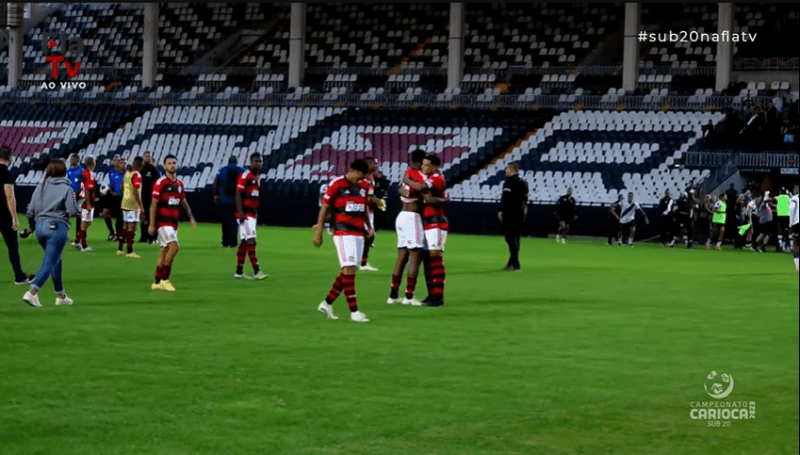 Neste sábado, o Flamengo enfrentou o Vasco pela final do Campeonato Carioca sub-20. Após empate no agregado, campeão nas penalidades