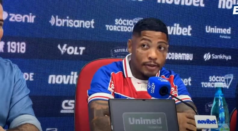 marinho fortaleza flamengo apresentação