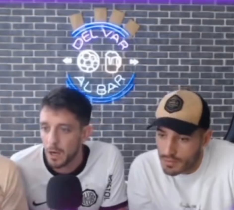 Goleiro e meia do Olimpia comemoram sorteio contra Flamengo