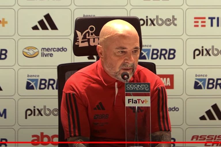 Coletiva de Jorge Sampaoli após Flamengo 0x0 Fluminense